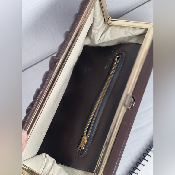 Vintage brown clutch wallet - Picture 5 of 5